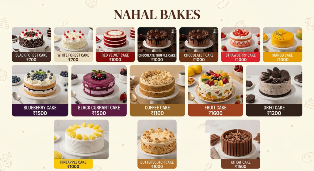 Nahal bakes cakes